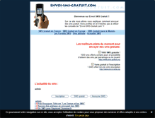 Tablet Screenshot of envoi-sms-gratuit.com